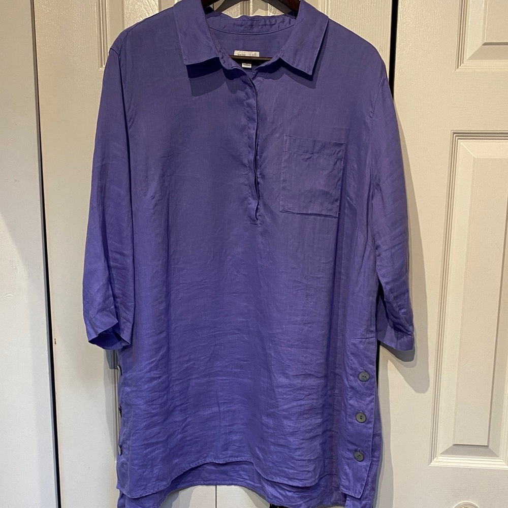 J.Jill 100% linen tunic style top - 2X